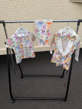 Girls Multi bow pyjamas