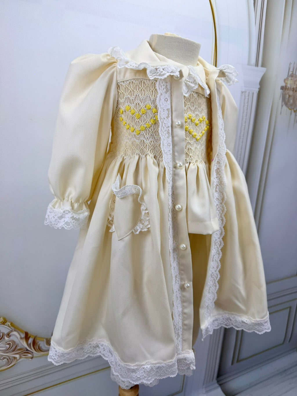 Smocked Heart pyjamas