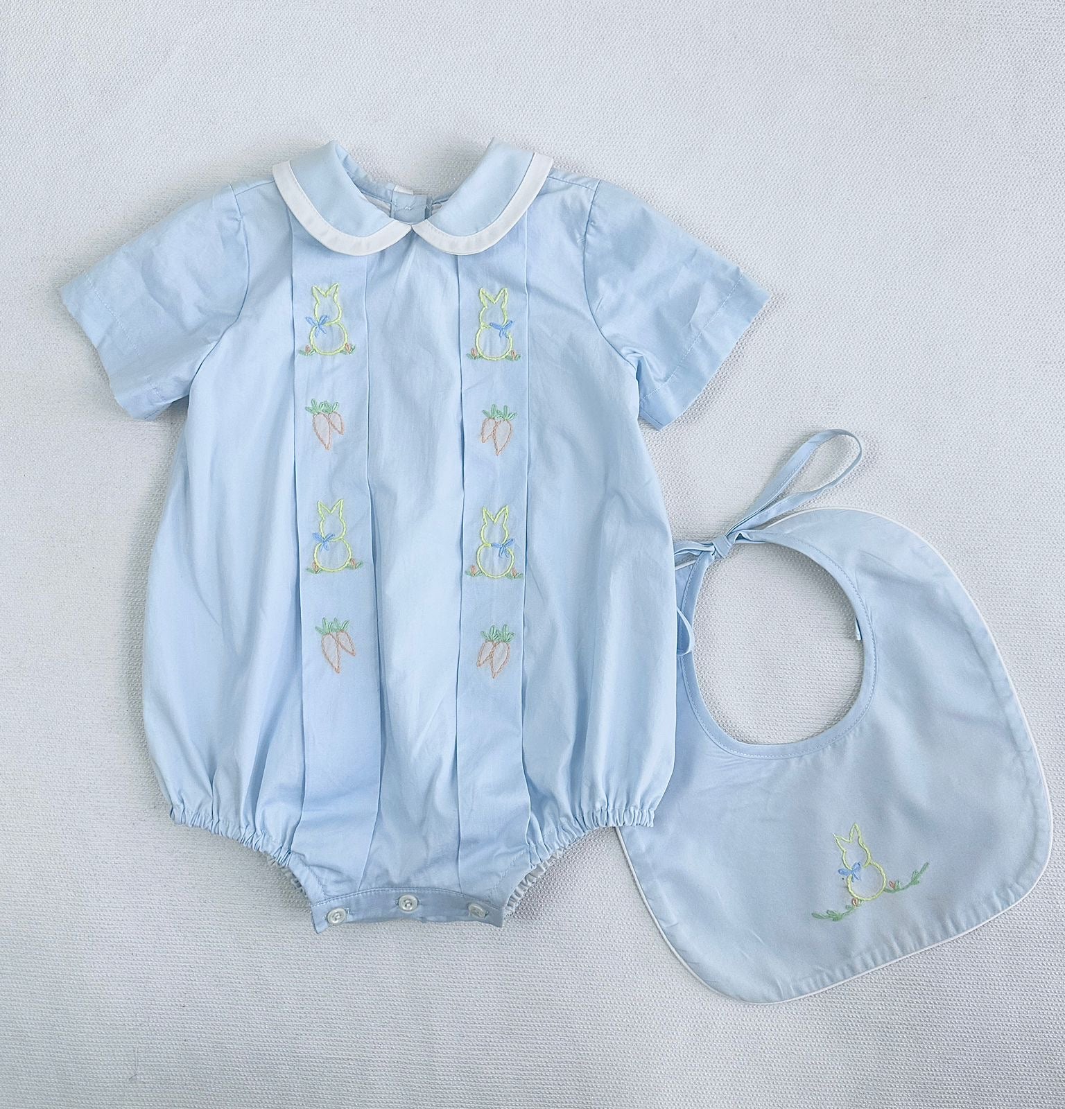 Boys Rabbit embroidered set