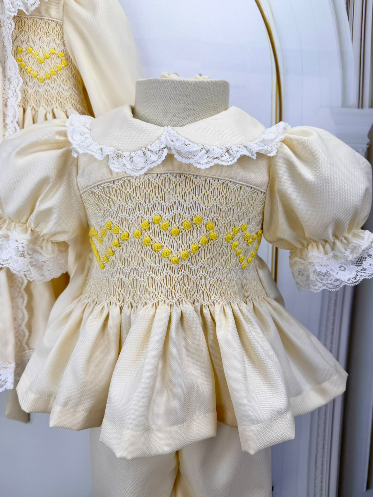Smocked Heart pyjamas