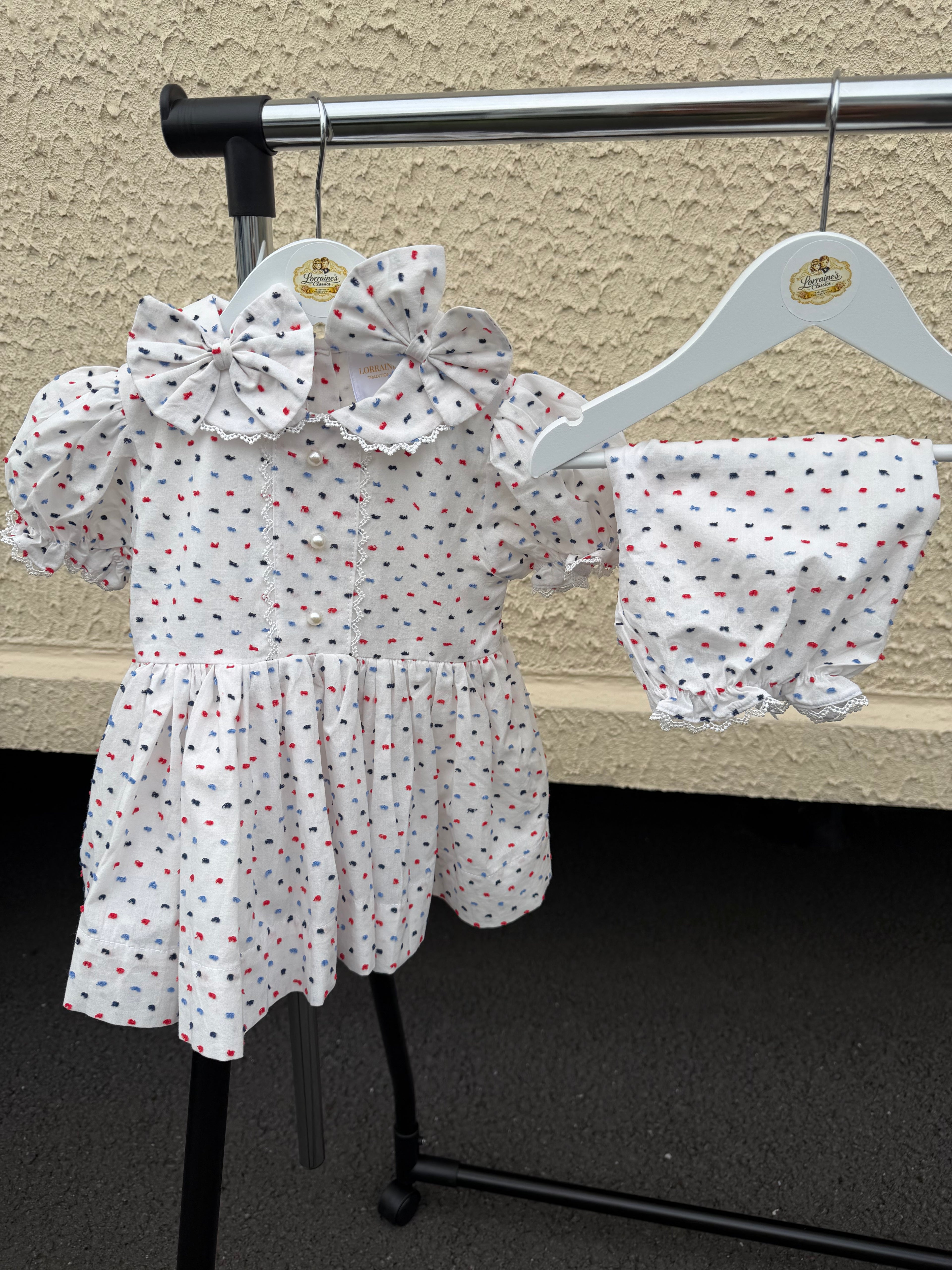 Swiss Dot Girls Pyjamas